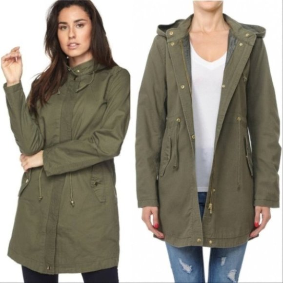 Jackets & Blazers - Olive Parka Jacket